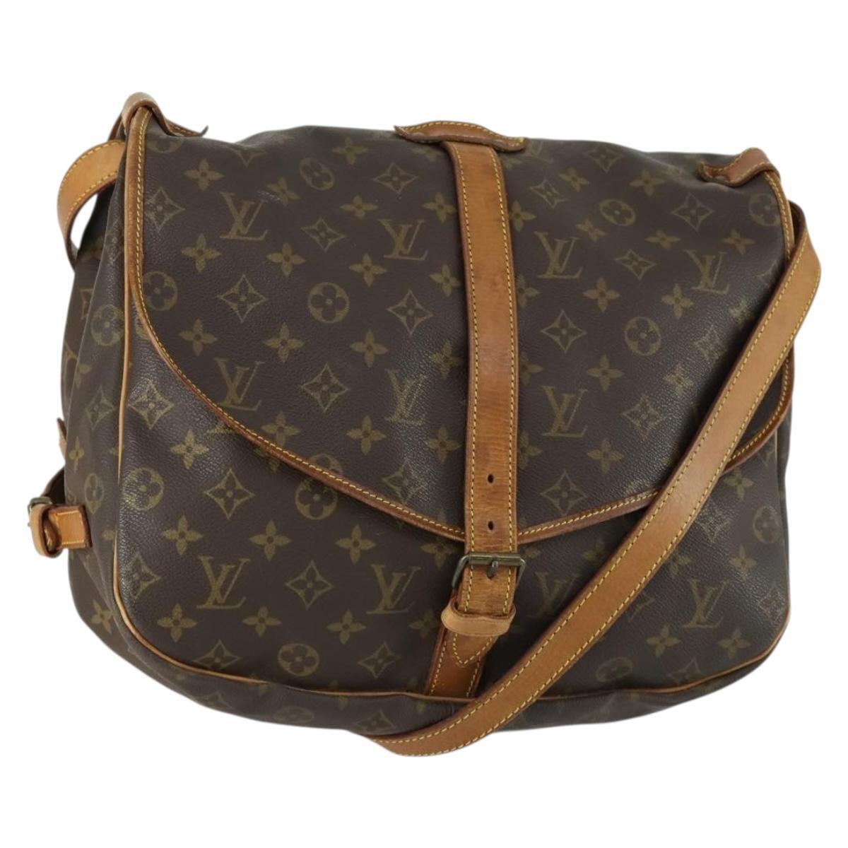 Louis Vuitton Monogram Saumur 35 Shoulder Bag M42254 Lv Auth Ar13864